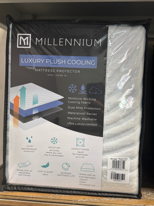 Millennium Luxury Plush Cooling Mattress Protector