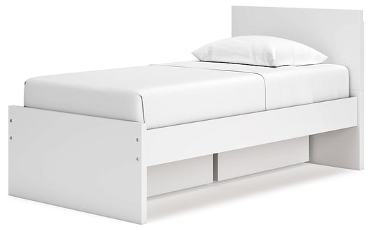 Onita Panel Platform Bed With 1 Side Storage