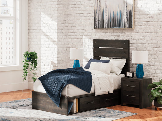 Hollivern Panel Storage Bed