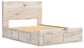 Lawroy Queen Panel Storage Bed with Mirrored Dresser, Chest and Nightstand