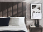 Queen Panel Storage Bed with Mirrored Dresser and Nightstand