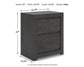 Queen Panel Storage Bed with Mirrored Dresser and Nightstand