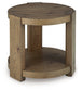 Flangren Round End Table